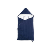 BEMINI  MINI NEST 0-4m geometrisch print Bleu marine Pady jersey