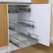 3 x KuKoo - Schuiflade Keukenkast - 60cm - SET - 3x
