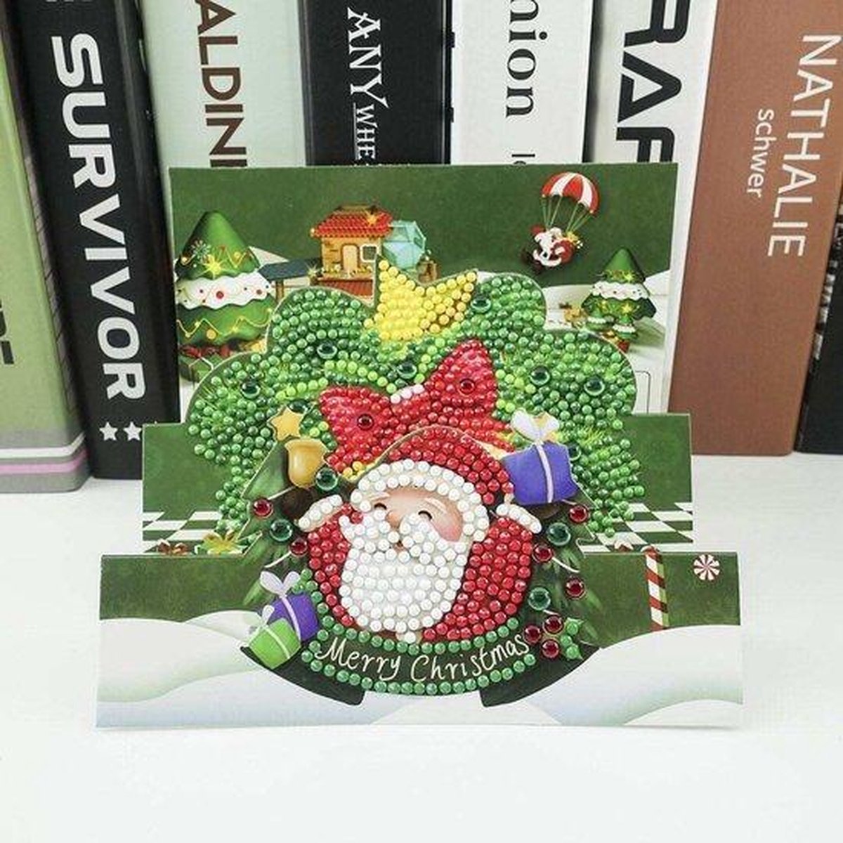 Diamond Painting kaart 3D Merry Christmas
