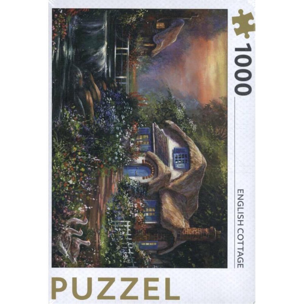 Rebo legpuzzels - 1000 st - English cottage - Premium Quality