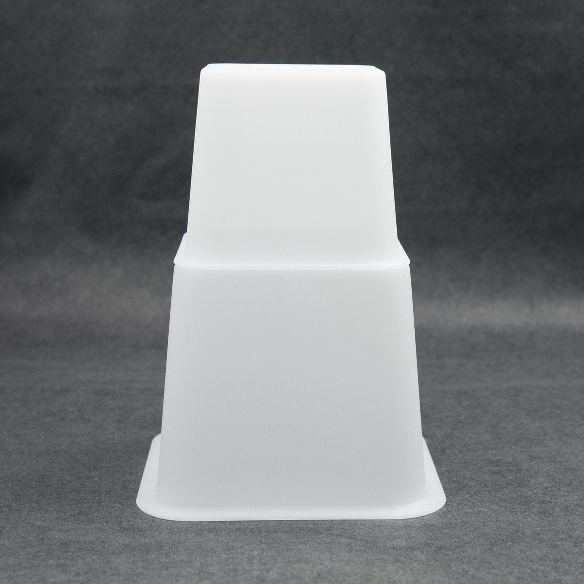 KLKN Meubelverhogers – Kunststof - Wit - Set 8 stuks – Ophogen tot 22cm