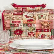 Kerst - Tafelkleed - luxe gobelinstof - Holly - Loper 140 cm