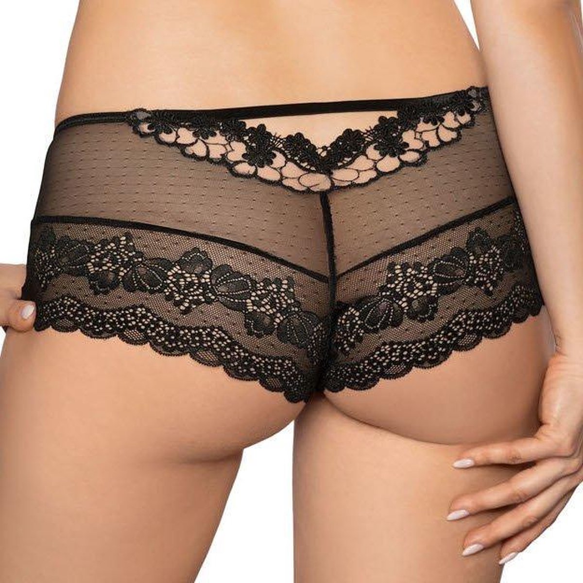 Roza- Ellba- short- zwart XL