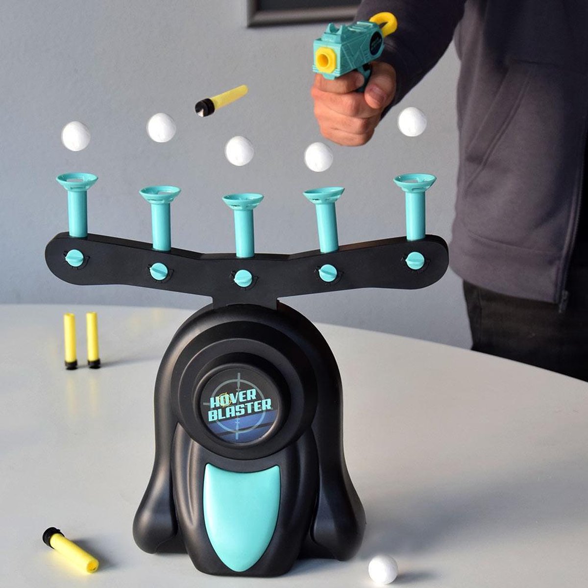 MikaMax Schietspel - Schietspeelgoedmunitie - Kinderspeelgoed - Target Shooting - Zwevende Targets - 6 bullets