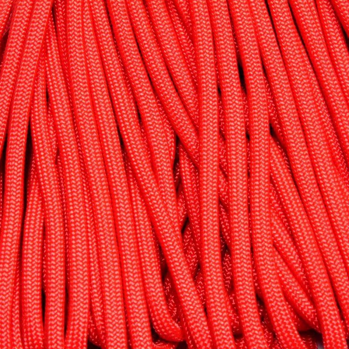 Paracord 550 Glossy Red - Type 3 - 15 meter - #7