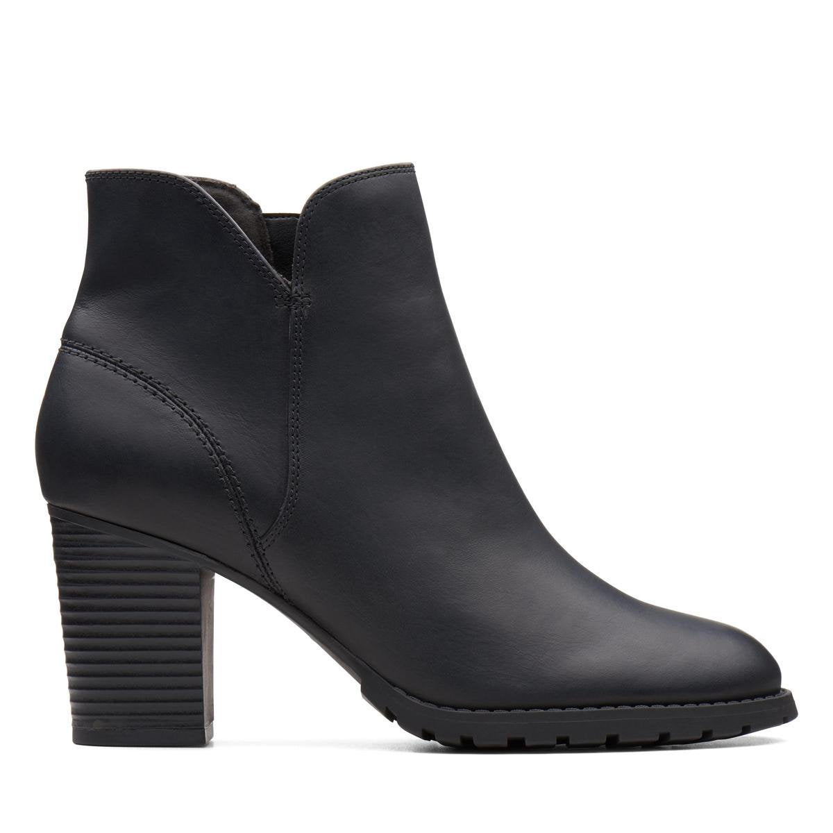 Clarks Verona Trish Dames Laarzen - Black Leather - Maat 41.5