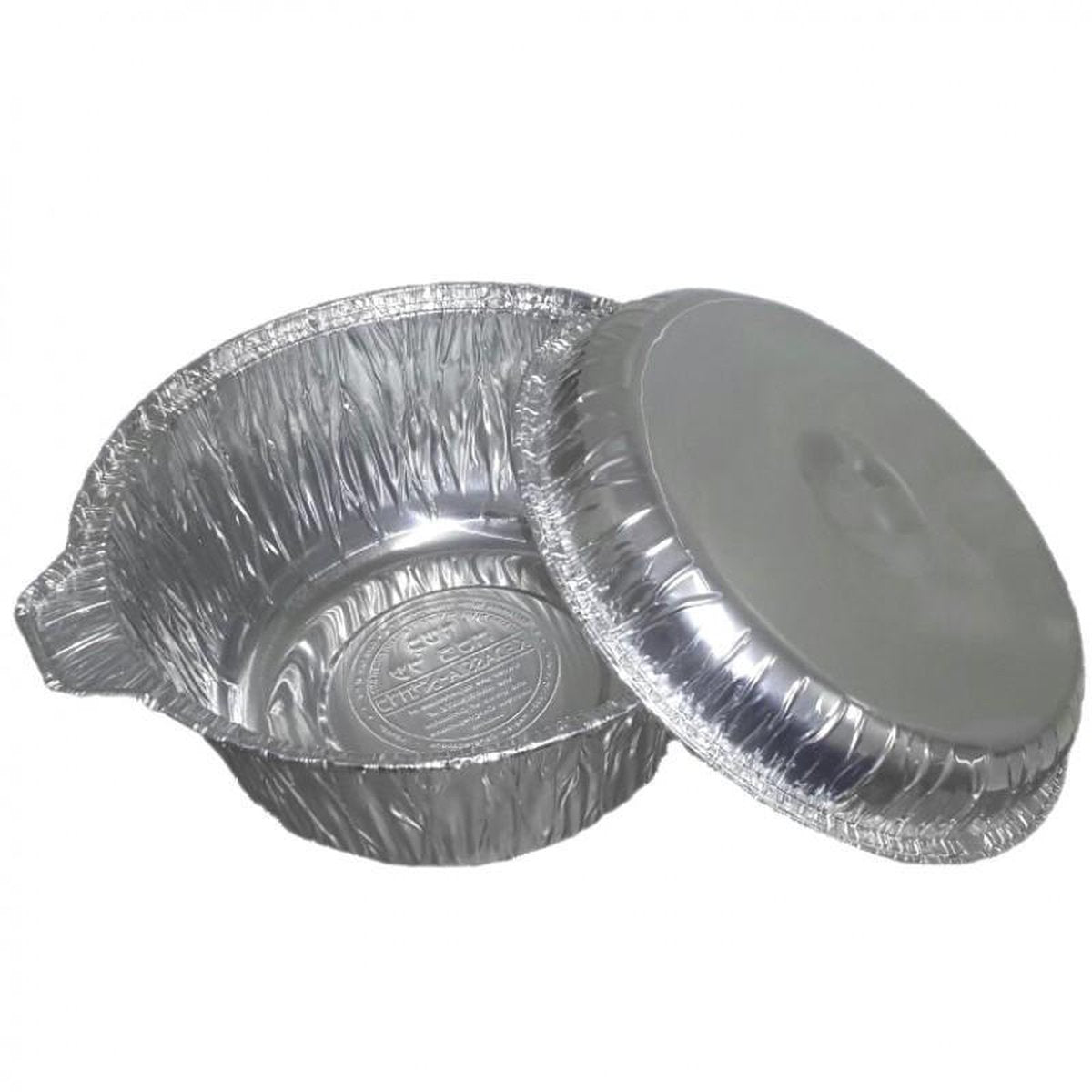 VOORDEELPAK: 5 Pakjes van Aluminium kwarts potten met deksel