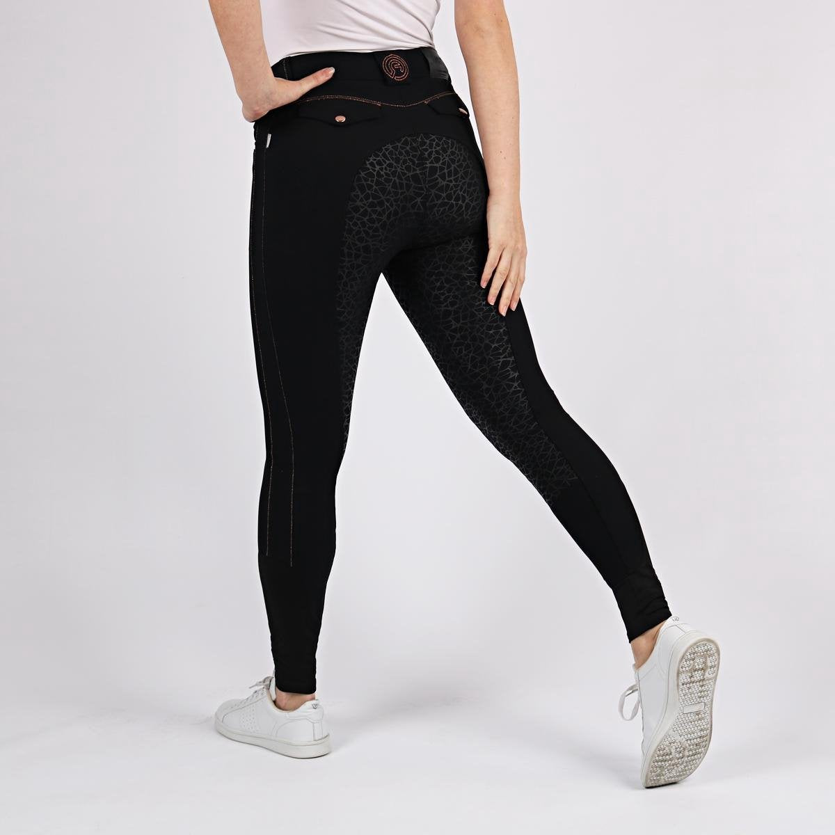 Anky Rijbroek  Copper Full Grip - Black - 36