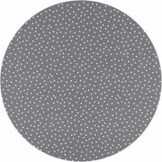 MixMamas Tafelzeil Rond - Ø 140 cm - Stipjes - Grijs/Wit