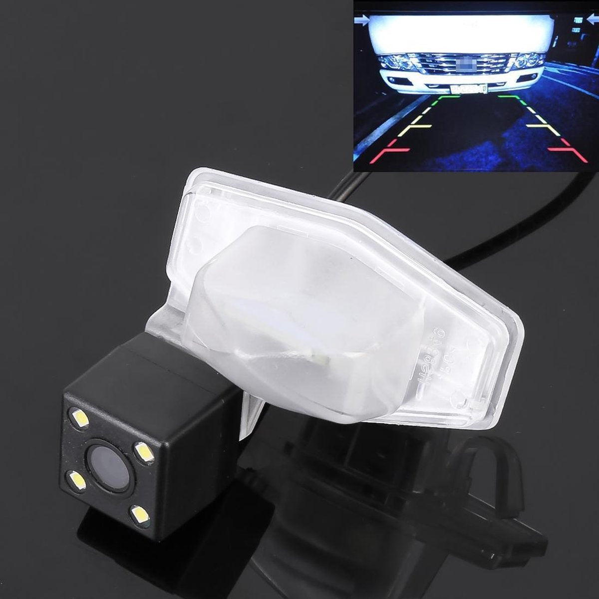 656x492 Effectieve Pixel HD Waterdicht 4 LED Nachtzicht Groothoek Auto Achteruitrijcamera Backup Reverse Camera voor Honda Odyssey 2015-2018