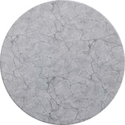 MixMamas Rond Tafelzeil - Ø 140 cm - Marmer - lichtgrijs
