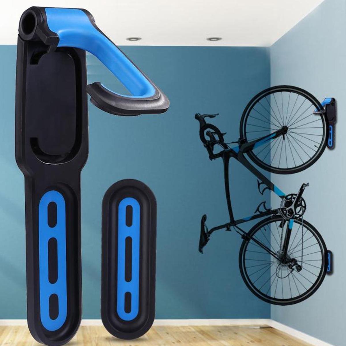 Fiets Ophangbeugel - Muurhouder fiets - Blauw / Zwart
