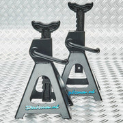 Datona® Assteunen Autoset 2 ton - Mat Zwart