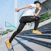 Baymate Licht Comfortabele Fietsbroek Mannen Vrouwen Lente Zomer Ademend Hight Elasticiteit Sportbroek Reflecterende Broek 4XL