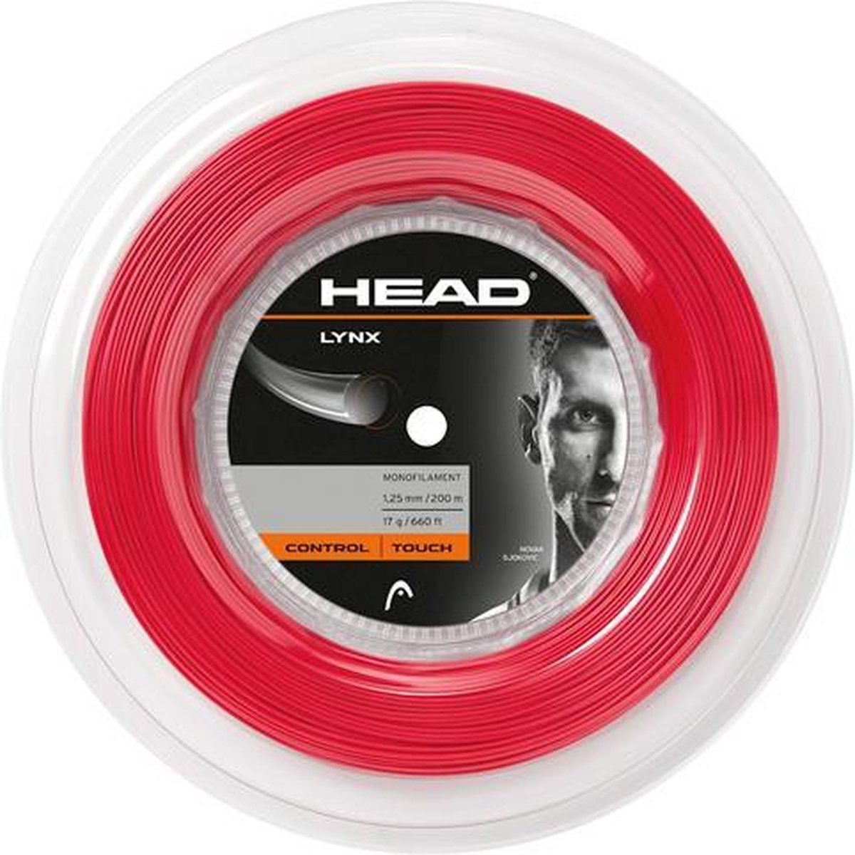 Head Lynx 200m-1.25mm-rood