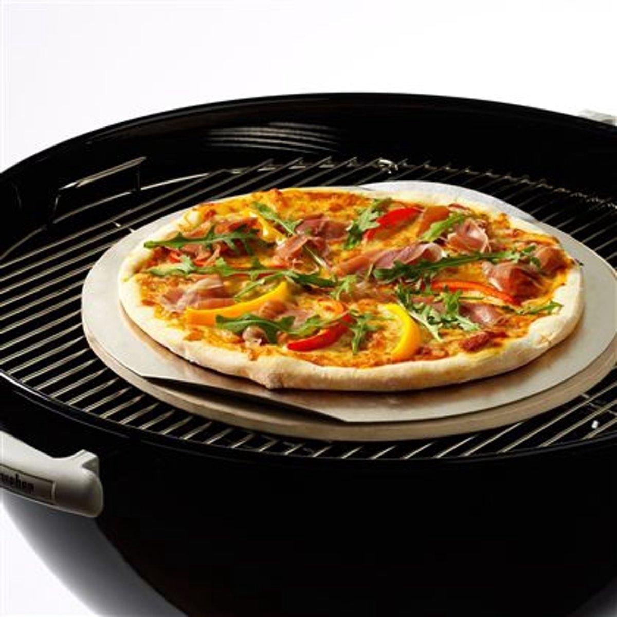 MaxxGarden BBQ pizzasteen - barbecue steen 600 graden - ⌀33