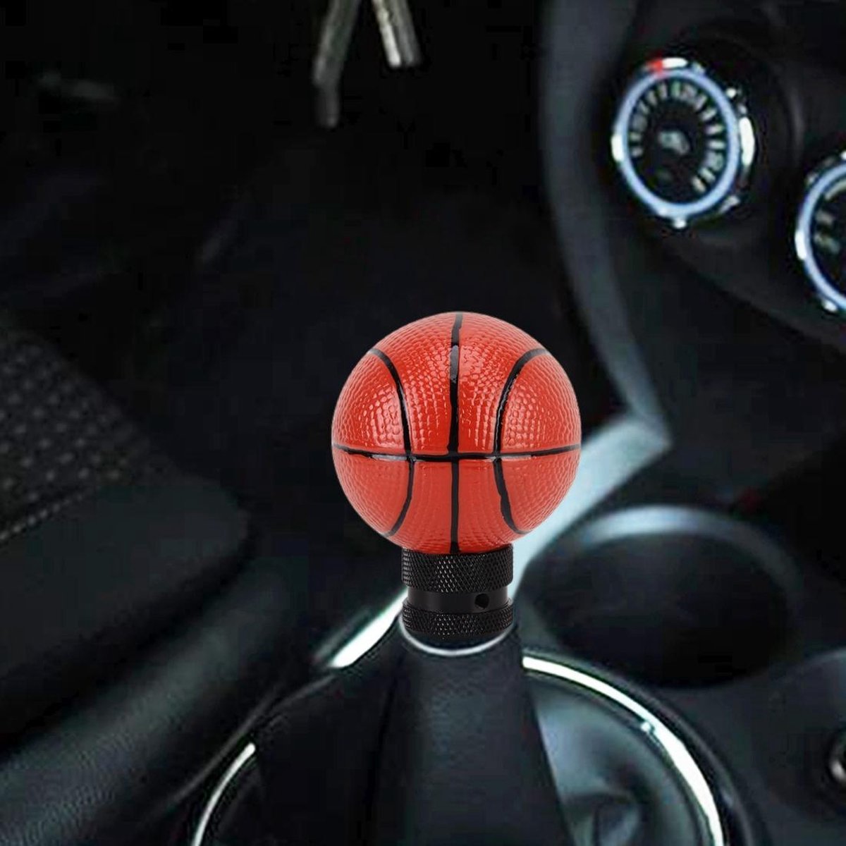 LX Tandy Creatieve basketbalvorm Universeel voertuig Auto Pookknop