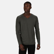 Kiro II Coolweave Lichtgewichte t-shirt met lange mouwen van Regatta voor Heren van biologische Coolweave-jersey