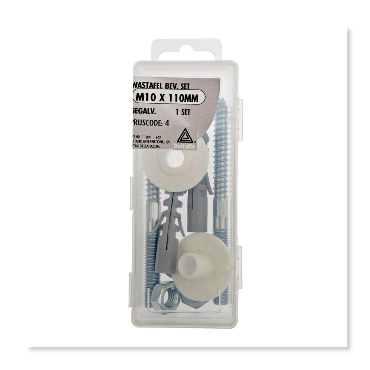 WASTAFEL BEV. SET M10 110MM  GEGALV. 1 SET