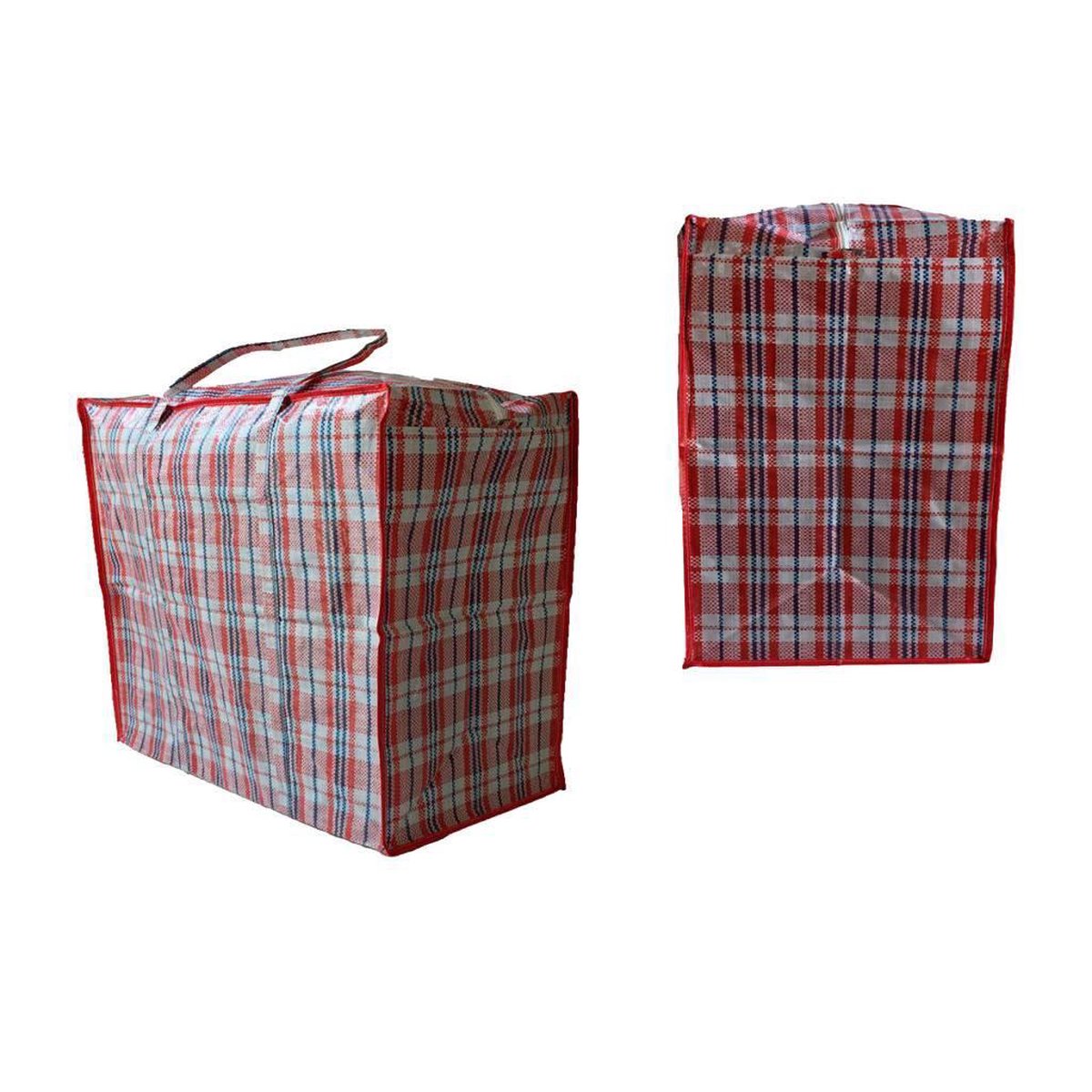 MixMamas Big Shopper / Opbergtas / Waszak XL - 70 x 50 cm - Set van 2 - Rood