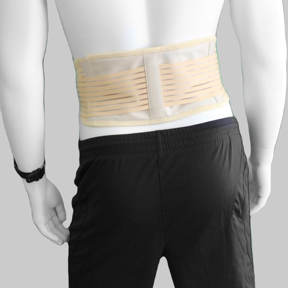 Tourmaline Zelfverwarmende Rugsteun | huidskleur | BraceFox™ - XL