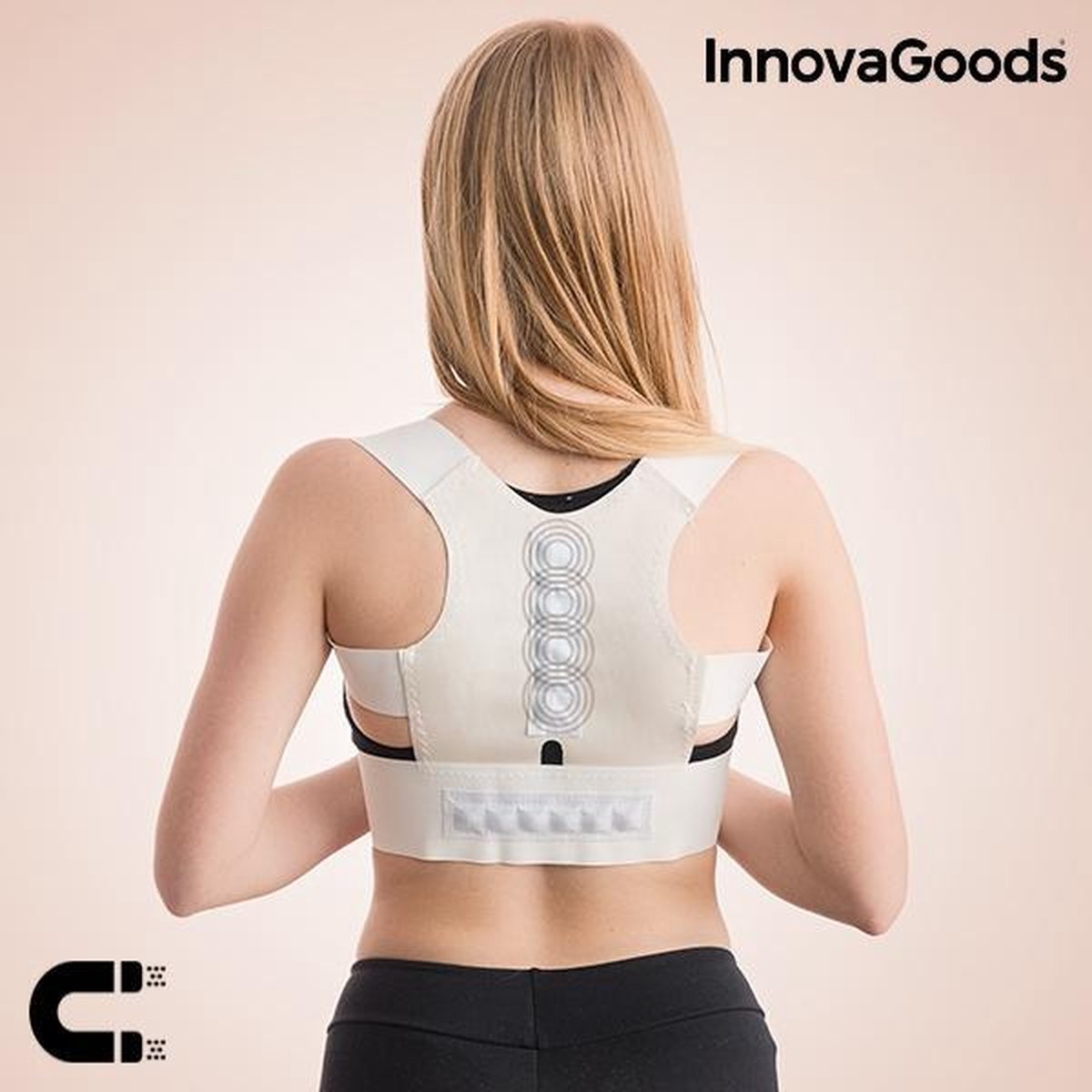 Armor magnetische rugcorrector - Rug corrector - Postuur corrector - Houding correctie - Rug brace - Rug corrector vrouw - Rug corrector man