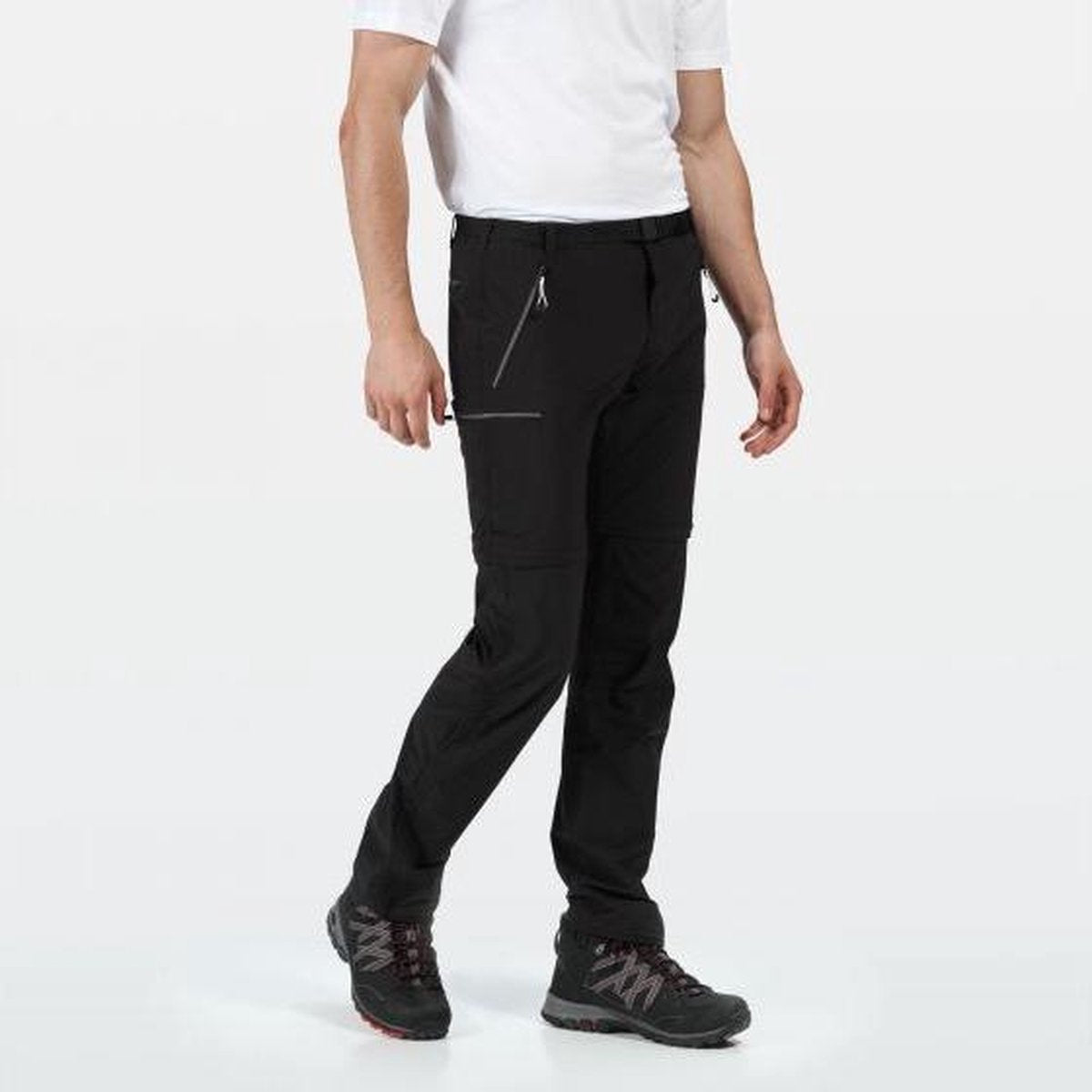 Regatta - Men's Xert III Zip Off Stretch Walking Trousers - Outdoorbroek - Mannen - Maat 28 - Zwart