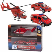 112 Brandweer Speelvoertuigen 3-delig