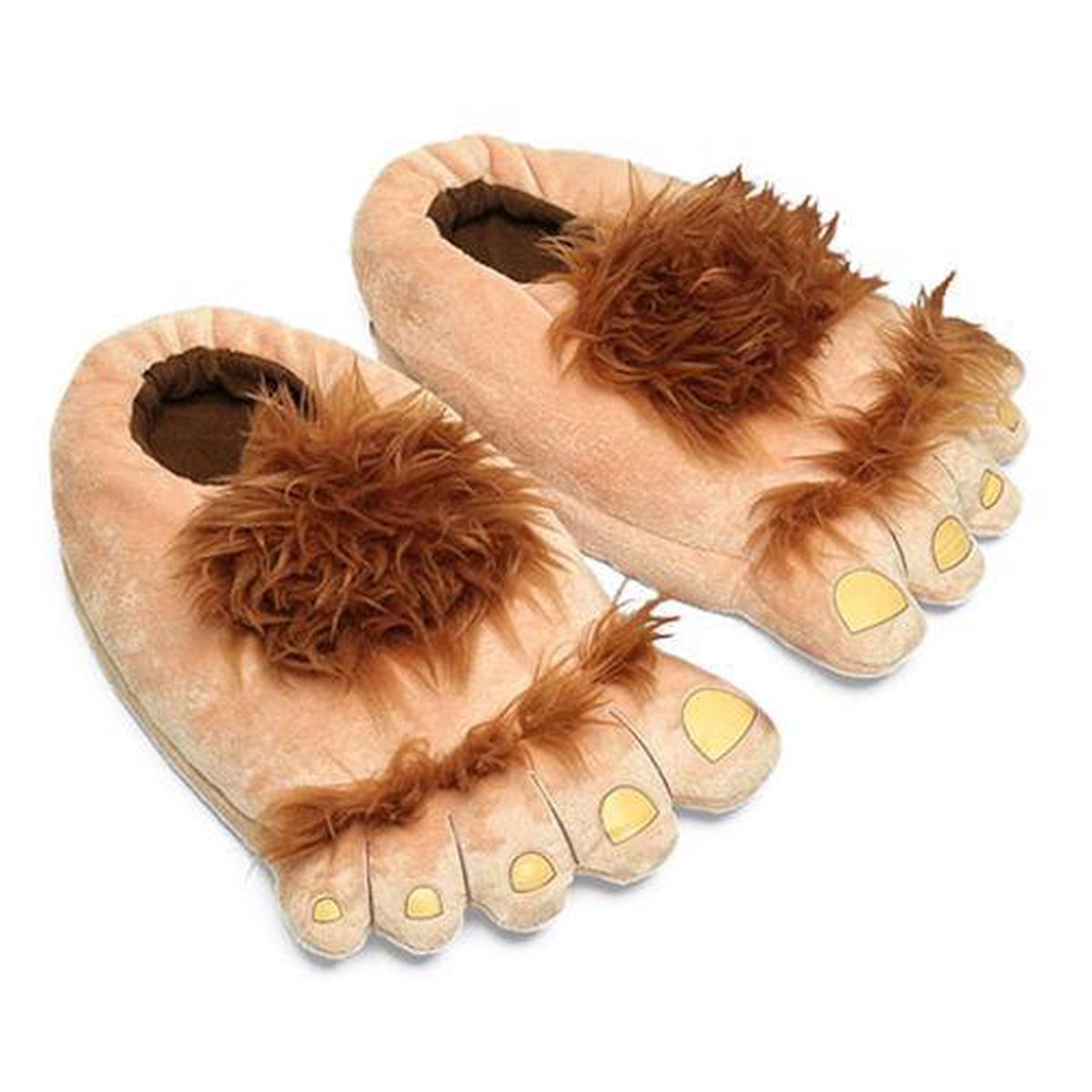 ZZ - Hobbit Sloffen - Pantoffels - Mannen - Beige - One size