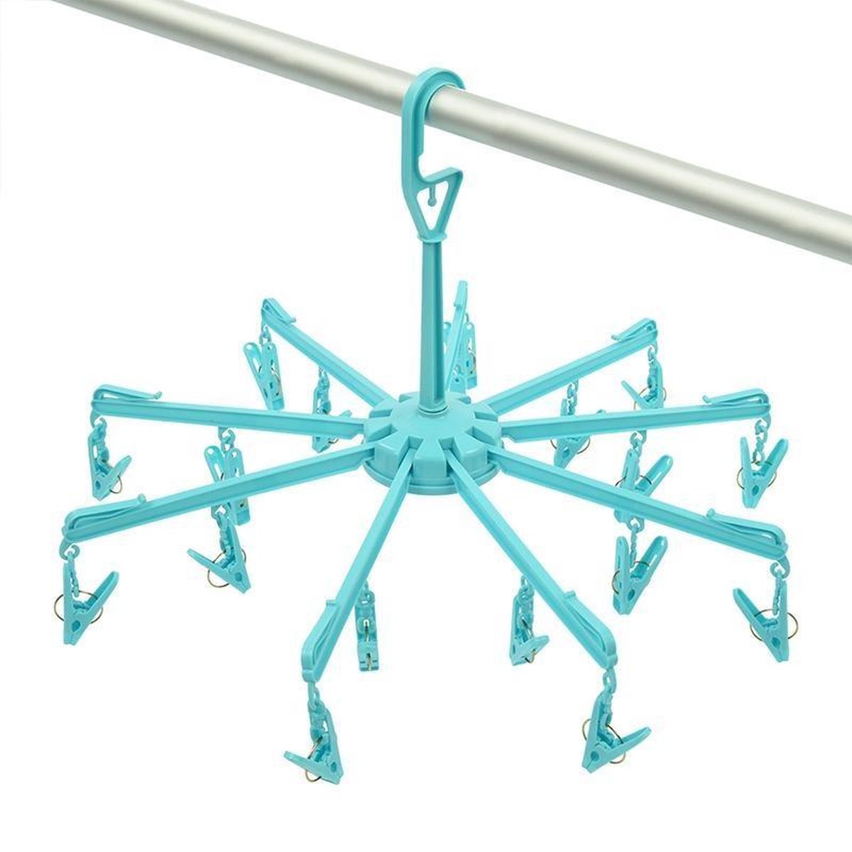 Proplus Droogcarrousel Met 18 Knijpers 48 Cm Aqua