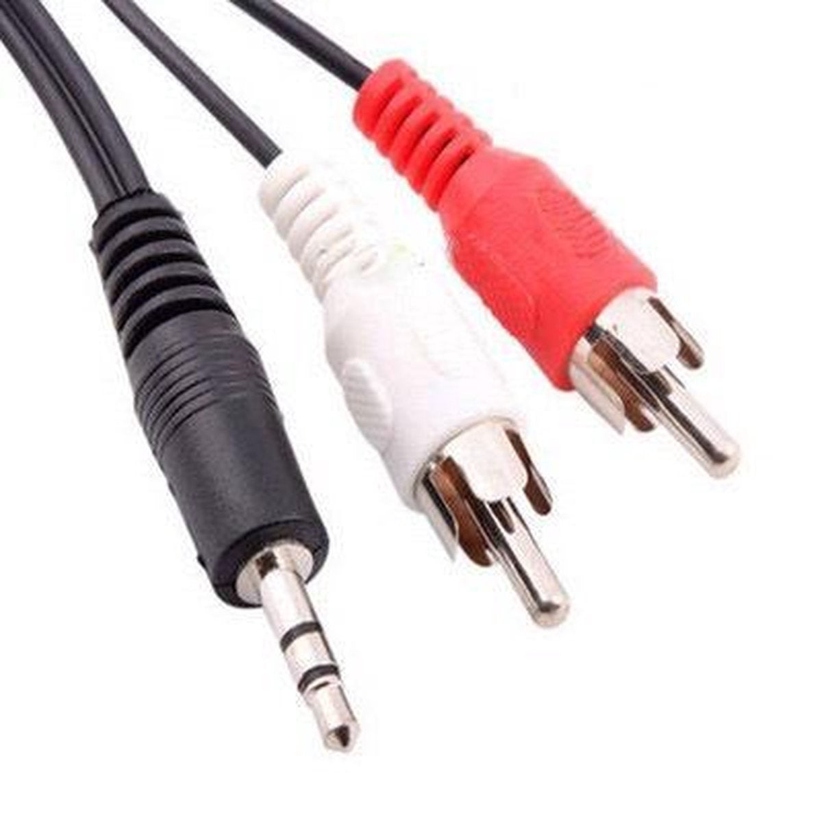 3 meter Jack Stereo Audio Verdeelkabel 3