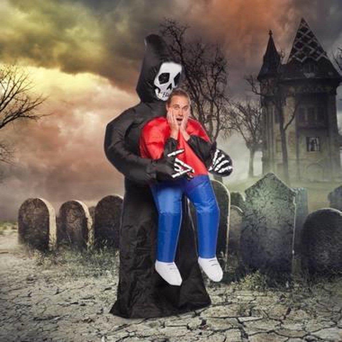 iBello Opblaasbaar Scream kostuum - Voor Volwassenen - Scream Pak - Carnaval - Halloween