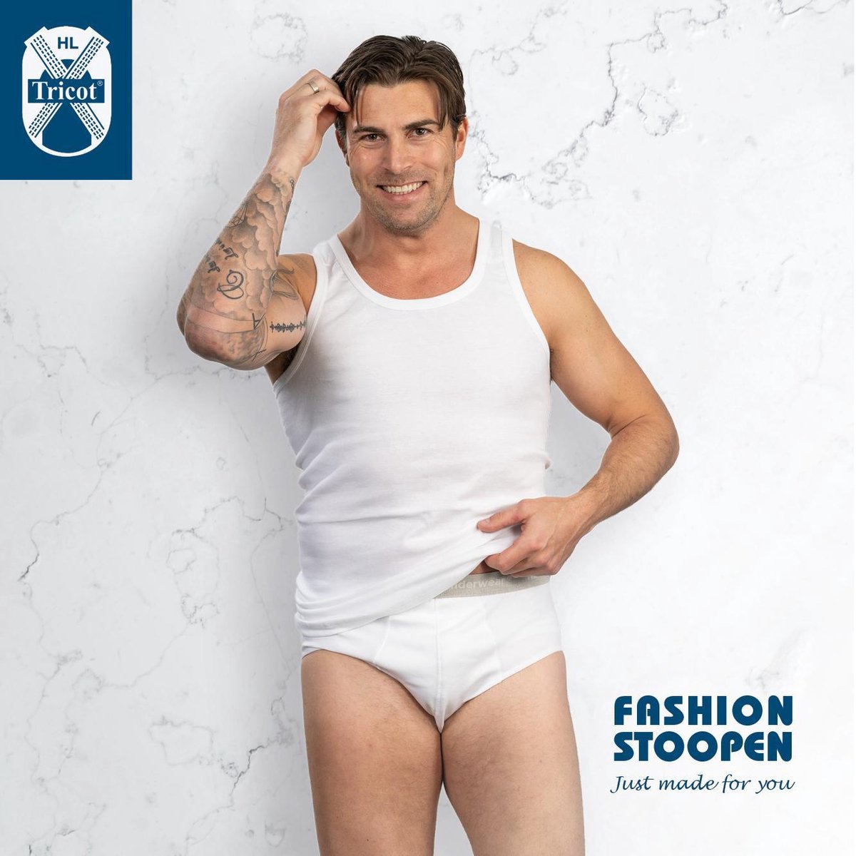 Slip active wit -XXL