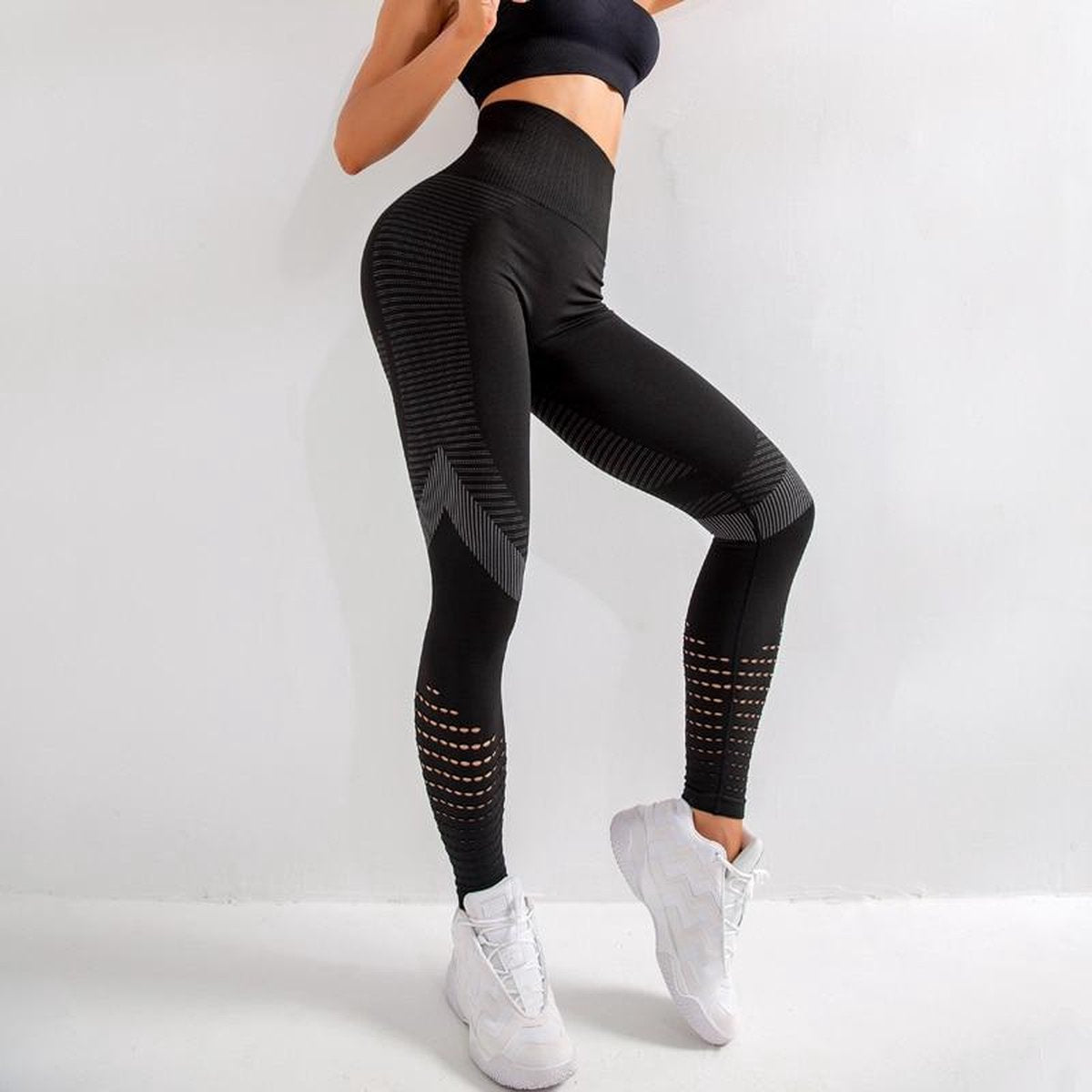 Sportlegging Zwart - Maat L
