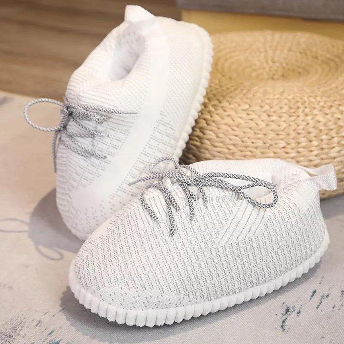 Yeezy Sneakersloffen - White Adidas - Sneaker Pantoffels - Boost 350 - Unisex - Wit - Onesize