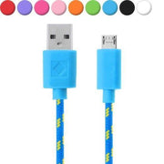 Hofftech 2 meter Nylon Micro USB Kabel - Samsung