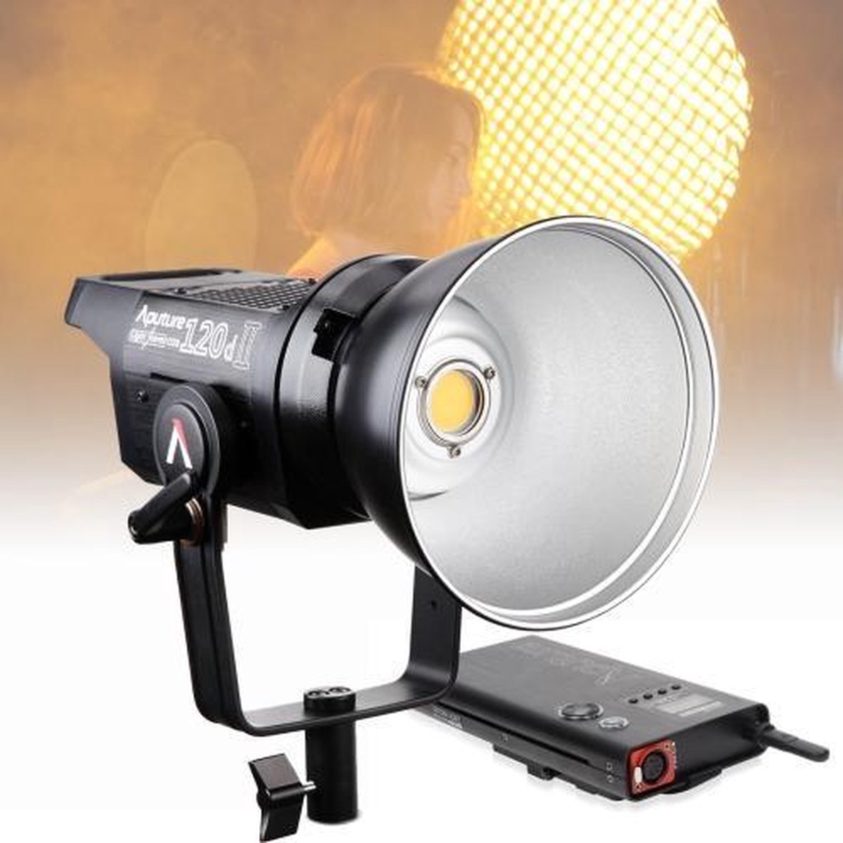 Aputure LS C120D II Hoge kleurrestauratie CRI 96 Light Storm Natuurlijk wit licht 5500K COB LED Studio videolamp met 2