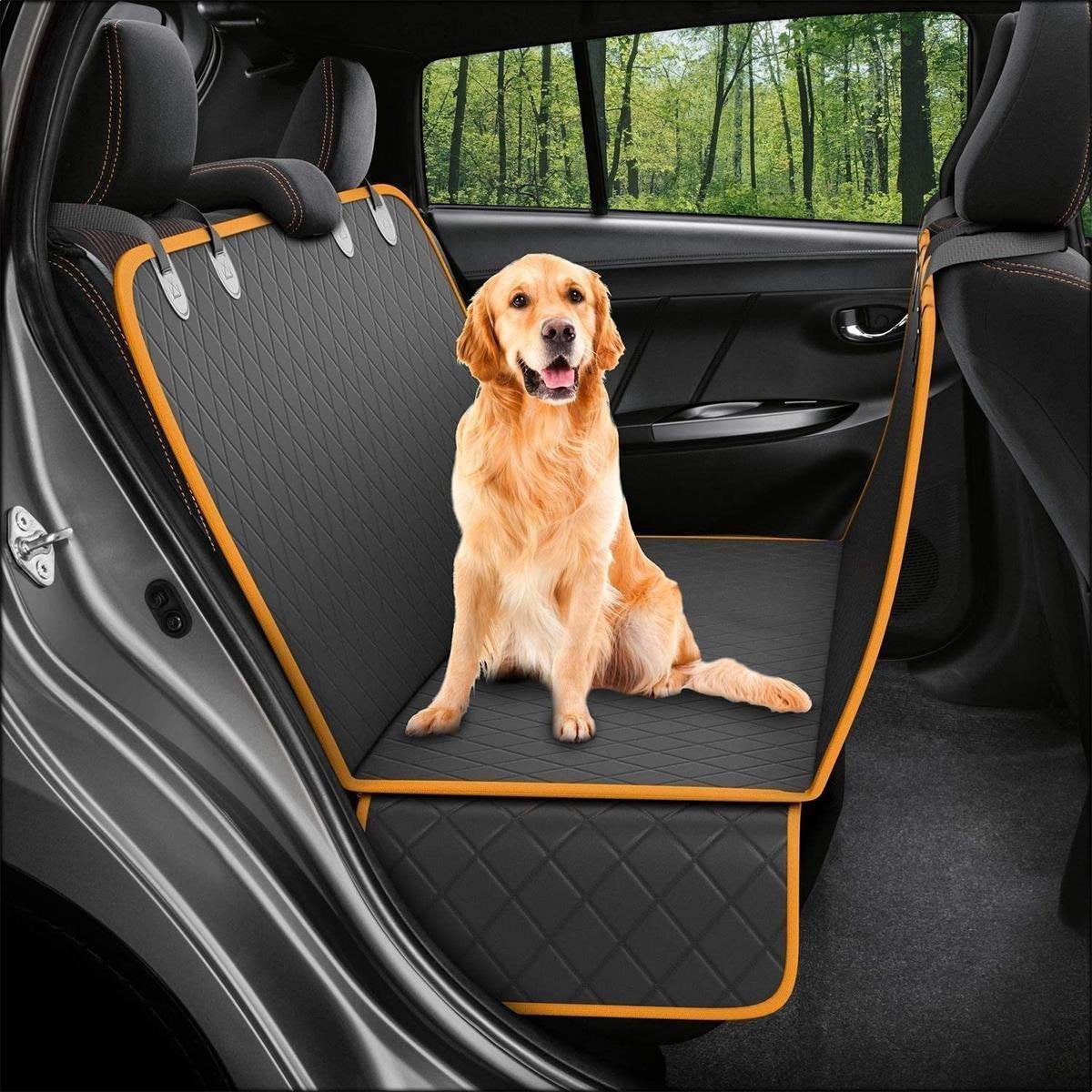 Nifkos Hondendeken Auto Achterbank en Kofferbak - 137 x 147 CM - Beschermhoes - Hondenkleed - Honden Deken Auto Achterbank - Incl. Opbergzak