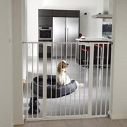 BabyDan PREMIER|Pet gate wit 73-86 cm breed 104 cm hoog