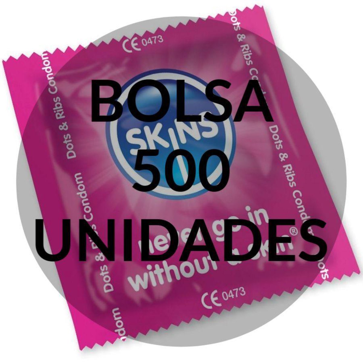 Skins - condooms zonder latex geur - 500 stuks - voorkomt zwangerschap.