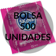 Skins - condooms zonder latex geur - 500 stuks - voorkomt zwangerschap.