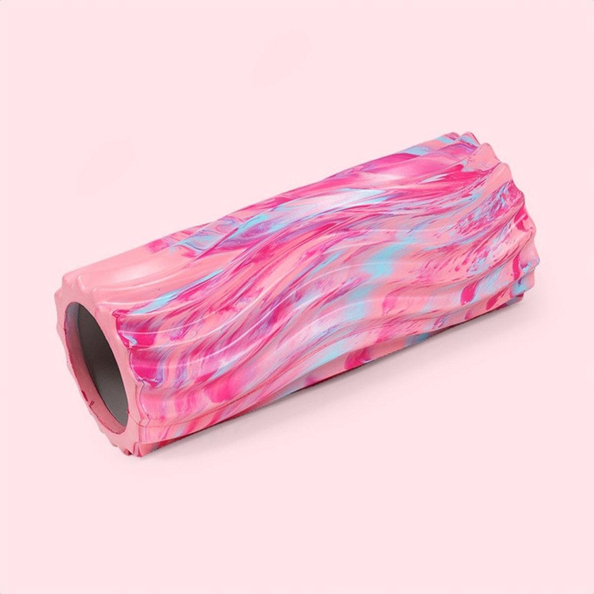 Marrald Foam Roller Waves - Roze - grid trigger point massage