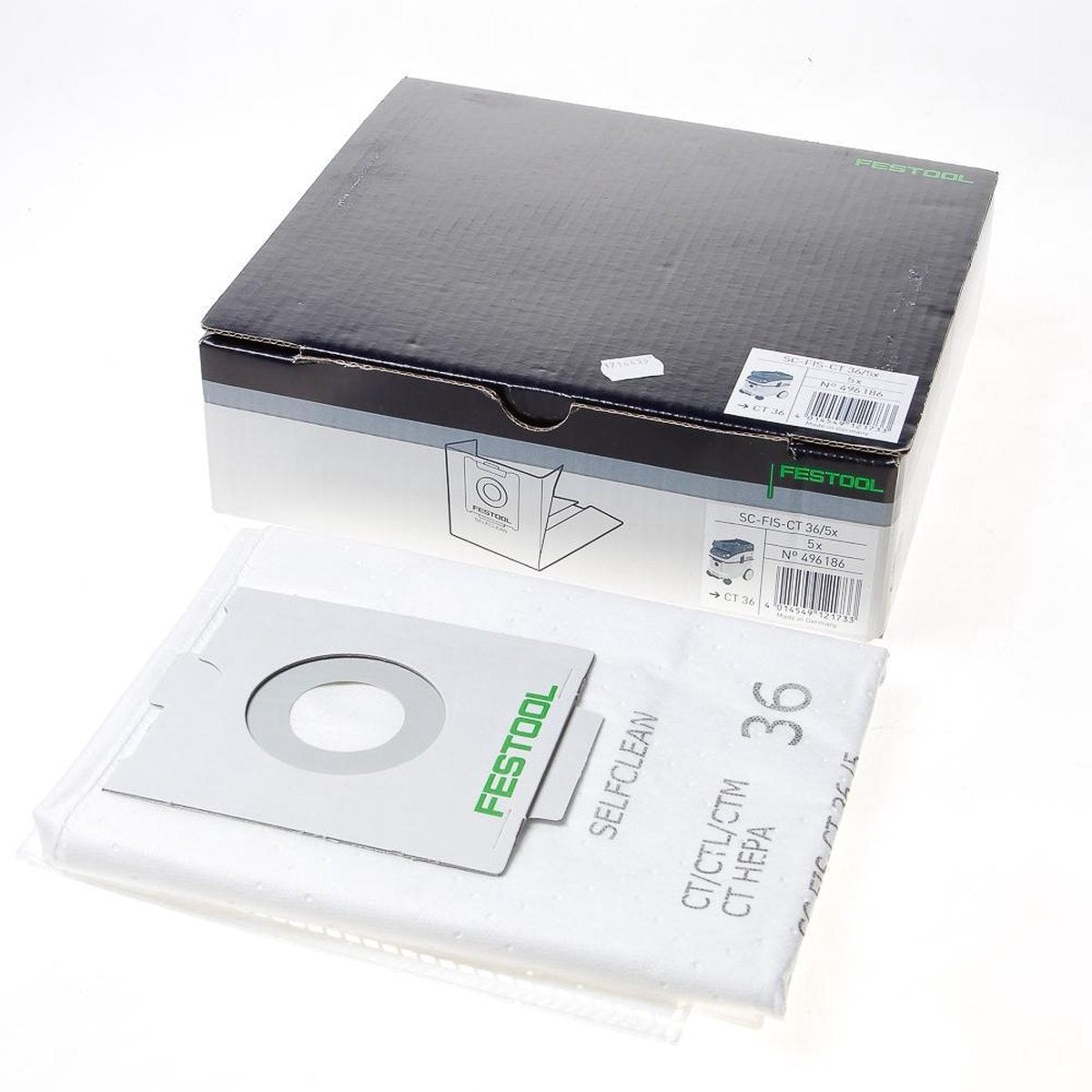 Festool 496186 SC FIS-CT 36/5 Stofzakken (5st)