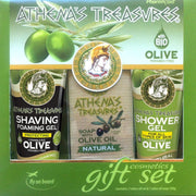 Pharmaid Athenas Treasures Cadeuset 72 |Shaving Gel|Shower Naturel & Olijfolie zeep 100gr | Cadeau Skincare