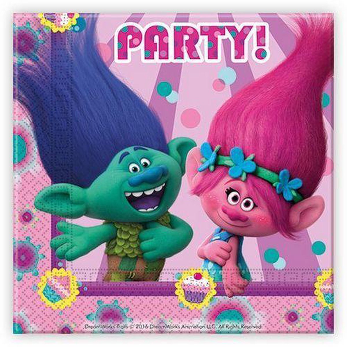 PROCOS - 20 Trolls papieren servetten - Decoratie > Papieren servetten