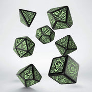 Polydice 7 Celtic Black Green Q-Workshop