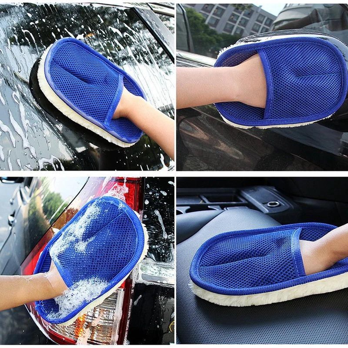 Car Cleaner-Washandschoen- Auto spons - Auto Wassen-Schoonmaak Handschoen-interieur handschoen-Auto Washandschoen-Auto spon