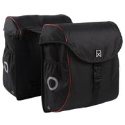 Willex 300 serie - Dubbele Fietstas - 38 l - Zwart/Rood