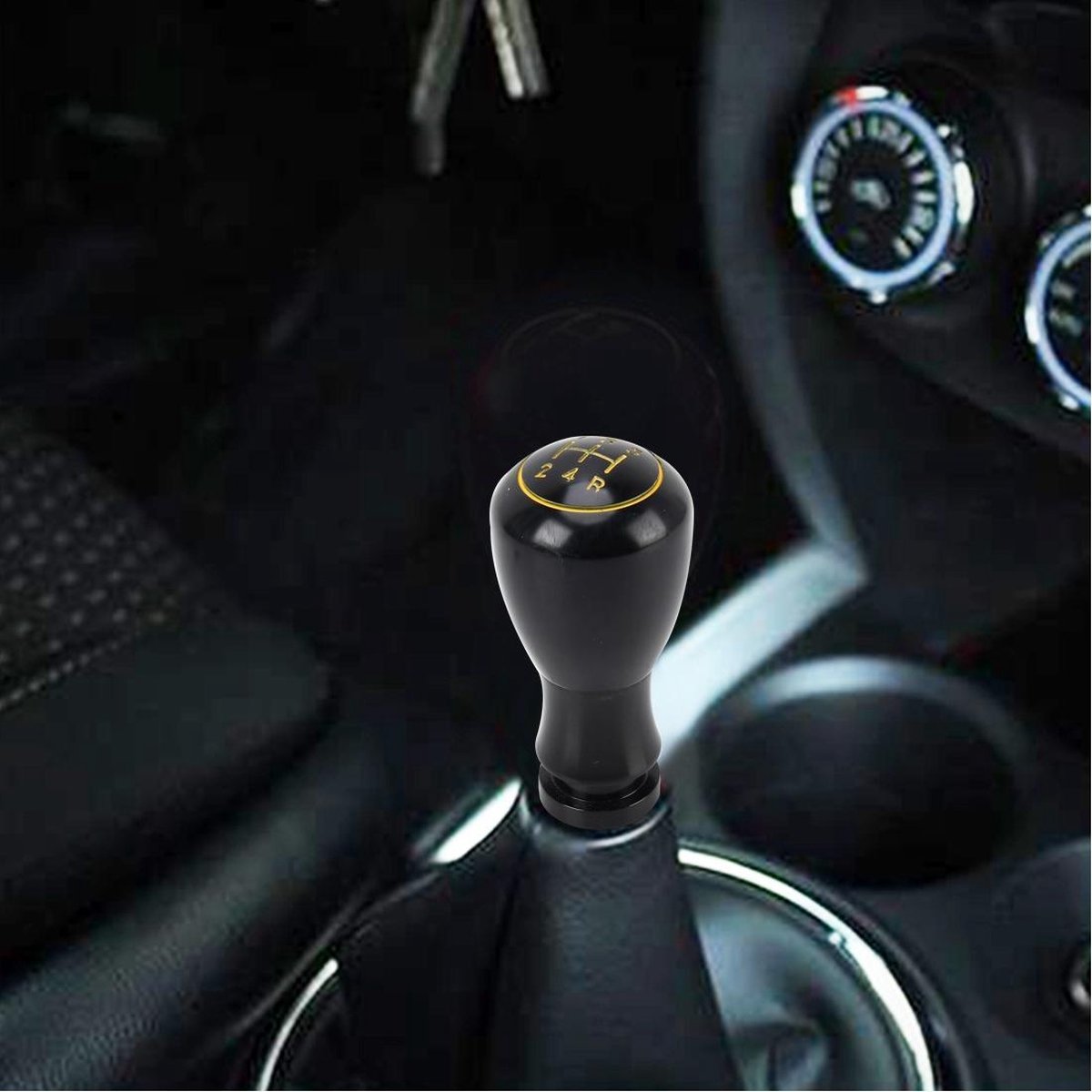 Universele Auto Pookknop Gemodificeerde Auto Pookknop Auto Transmissie Pookknop Pookknoppen (Zwart)