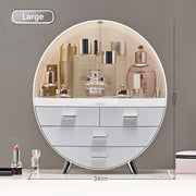 Baymate Mode Lade Make-Up Opbergdoos Badkamer Borstel Lippenstift Houder Desktop Acryl Sieraden Cosmetische Huidverzorging Organizer Rack Gray L
